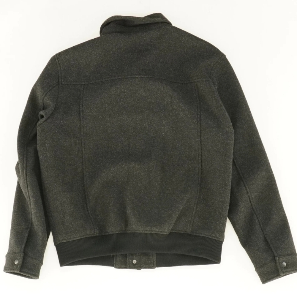 Zara Large Structure Structured Bomber Standard G… - image 2